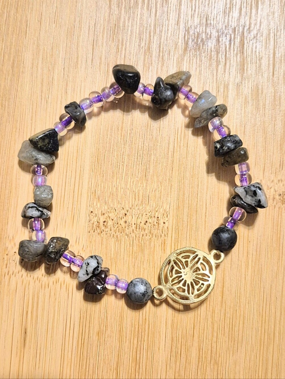 Handmade Labradorite Gemstone Bracelet